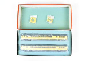 HO Brass NPP - Nickel Plate Products C&NW - Chicago & Northwestern 2-Car Coach Set Pro-Painted