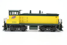 Load image into Gallery viewer, O Brass CON OMI - Overland Models, Inc. C&amp;NW - Chicago &amp; North Western EMD SW-1500 w/AAR Trucks and Partial Railings Custom Painted No. 1301 RARE!
