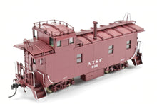 Load image into Gallery viewer, HO Brass DVP - Division Point AT&amp;SF - Santa Fe Peaked Roof Caboose With Antenna FP #506
