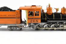 Load image into Gallery viewer, Sn3 Brass P-B-L Milestone Models D&amp;RGW - Denver &amp; Rio Grande Western Class C-16 2-8-0 #268 FP Bumblebee Scheme
