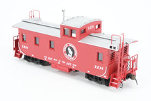 Load image into Gallery viewer, HO Brass OMI - Overland Models, Inc. GN - Great Northern 30' Wood Caboose w/Swing Motion Trucks FP Red No. X234
