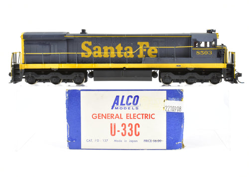 HO Brass Alco Models ATSF - Santa Fe General Electric U-33C Diesel Custom Painted