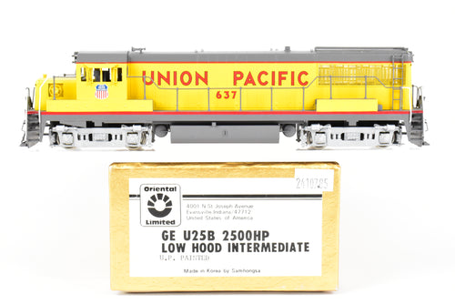 HO Brass Oriental Limited  UP - Union Pacific GE U25B 2500 HP Low Hood (Intermediate) Factory Painted No. 637