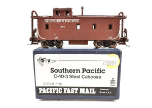 HO Brass PFM - SKI SP - Southern Pacific Steam Era C-40-3 Steel Caboose Factory Painted No. 1145