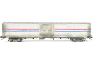 HO Brass Metro Models Amtrak Merchandise Handling Car Custom Painted No. 1424 Weathered