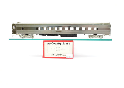 HO Brass Hi-Country Brass ATSF - Santa Fe Coach Observation #2814