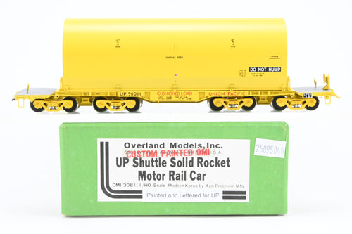 HO Brass CON OMI - Overland Models, Inc. UP - Union Pacific NASA Shuttle Solid Rocket Motor Rail Car Factory Painted No. 50011
