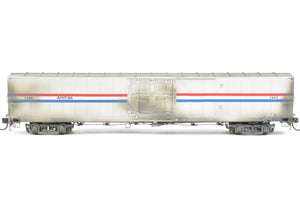 HO Brass Metro Models Amtrak Merchandise Handling Car Custom Painted No. 1424 Weathered