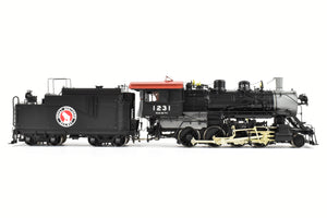 HO Brass CON W&R Enterprises GN - Great Northern F-8 2-8-0 FP Black No. 1231 Version 1