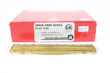 Load image into Gallery viewer, HOn3 Brass Westside Model Co. D&amp;RGW - Denver &amp; Rio Grande Western 6500 Series Flat Car
