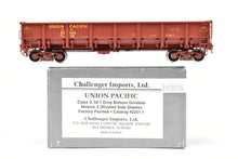 Load image into Gallery viewer, HO Brass CIL - Challenger Imports UP - Union Pacific Class G50-7 Drop Bottom Gondola Version 2 (Riveted Side Sheets) FP #63424
