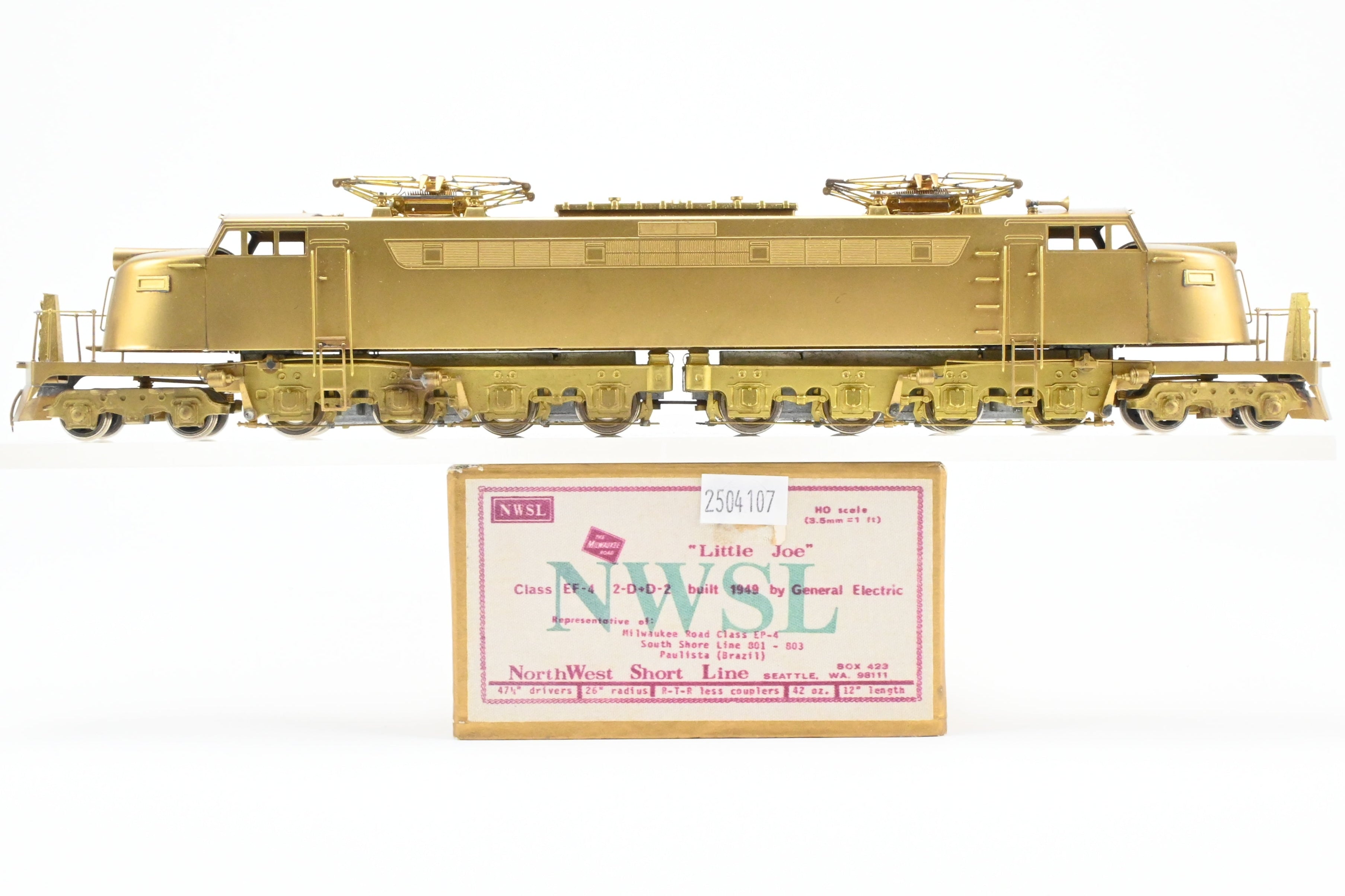 B TRAIN ゴールドバージョン HO Brass NWSL - NorthWest Short Line MILW - Milwaukee Road Class