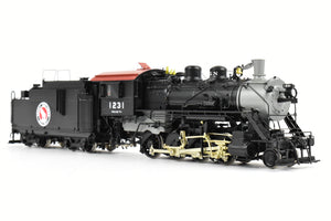 HO Brass CON W&R Enterprises GN - Great Northern F-8 2-8-0 FP Black No. 1231 Version 1