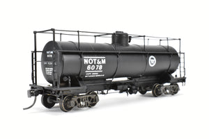 HO Brass NWSL - Northwest Short Line N.O.T.& M. - New Orleans, Texas, & Mexico Railroad MP - Missouri Pacific Tank Car Pro-Paint No. 6078 by Joe  G. Collias