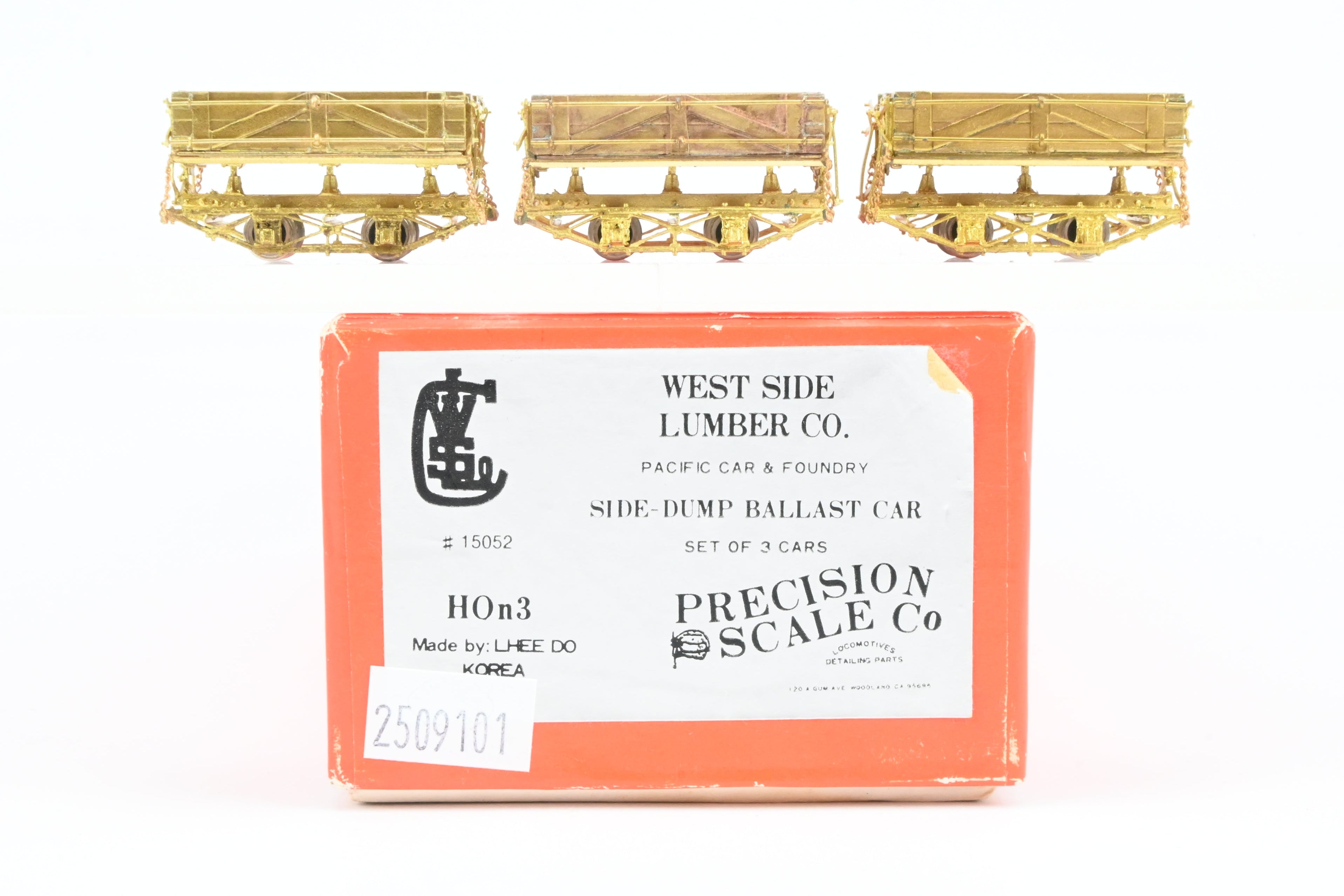 HOn3 Brass PSC - Precision Scale Co. West Side lumber Co. PC&F