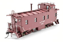 Load image into Gallery viewer, HO Brass DVP - Division Point AT&amp;SF - Santa Fe Peaked Roof Caboose With Antenna FP #506
