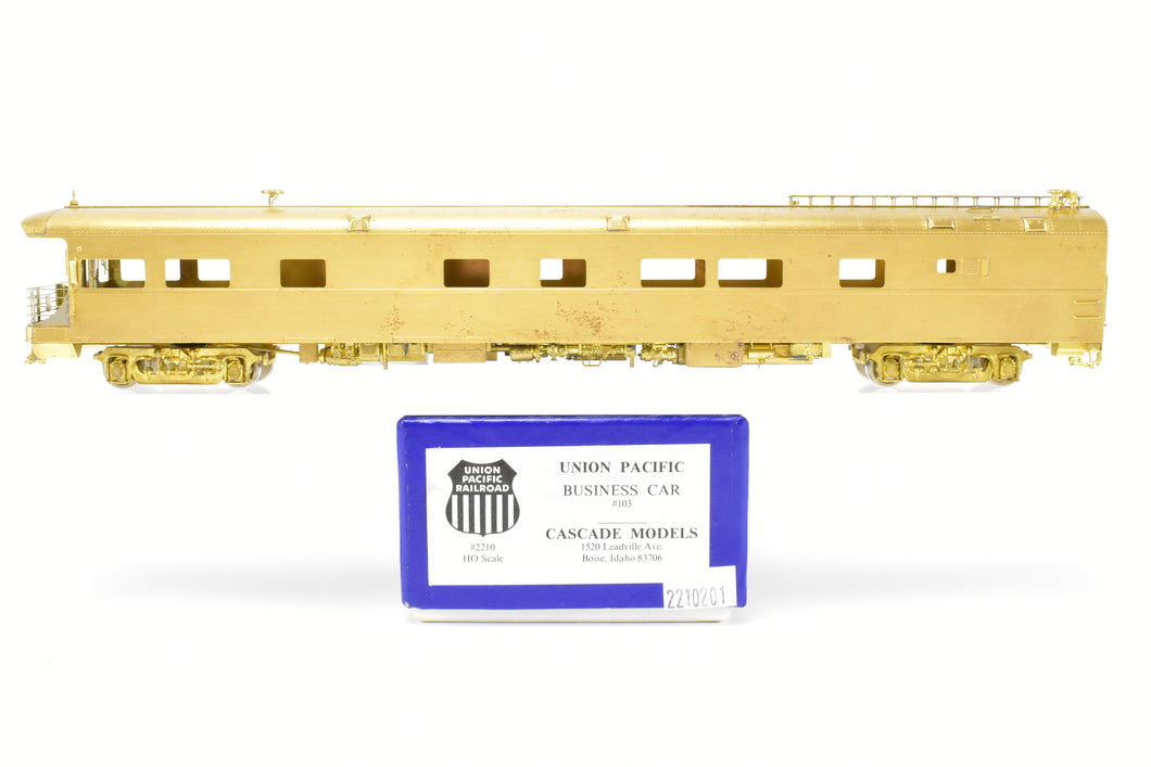 HO Brass Cascade Models UP - Union Pacific Business Car No. 103 