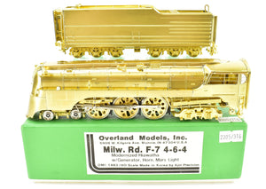 HO Brass CON OMI - Overland Models, Inc. MILW - Milwaukee Road F-7 4-6-4 Baltic