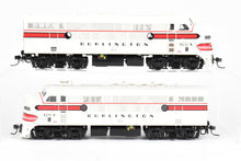 Load image into Gallery viewer, HO Brass CON DVP - Division Point CB&amp;Q - Burlington EMD F3 A/A Set Factory Painted Nos. 122-A/124-D
