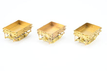 Load image into Gallery viewer, HOn3 Brass PSC - Precision Scale Co. West Side lumber Co. PC&amp;F Side Dump Ballast Car Set of 3

