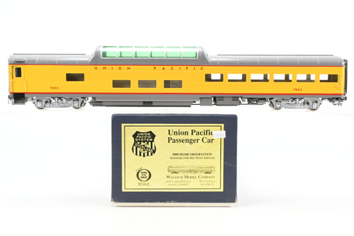 O Brass Wasatch Model Co. UP - Union Pacific ACF 1955 9000 Series Dome Lounge Observation Modified for Mid-Train Service Professionally Painted No. #9002