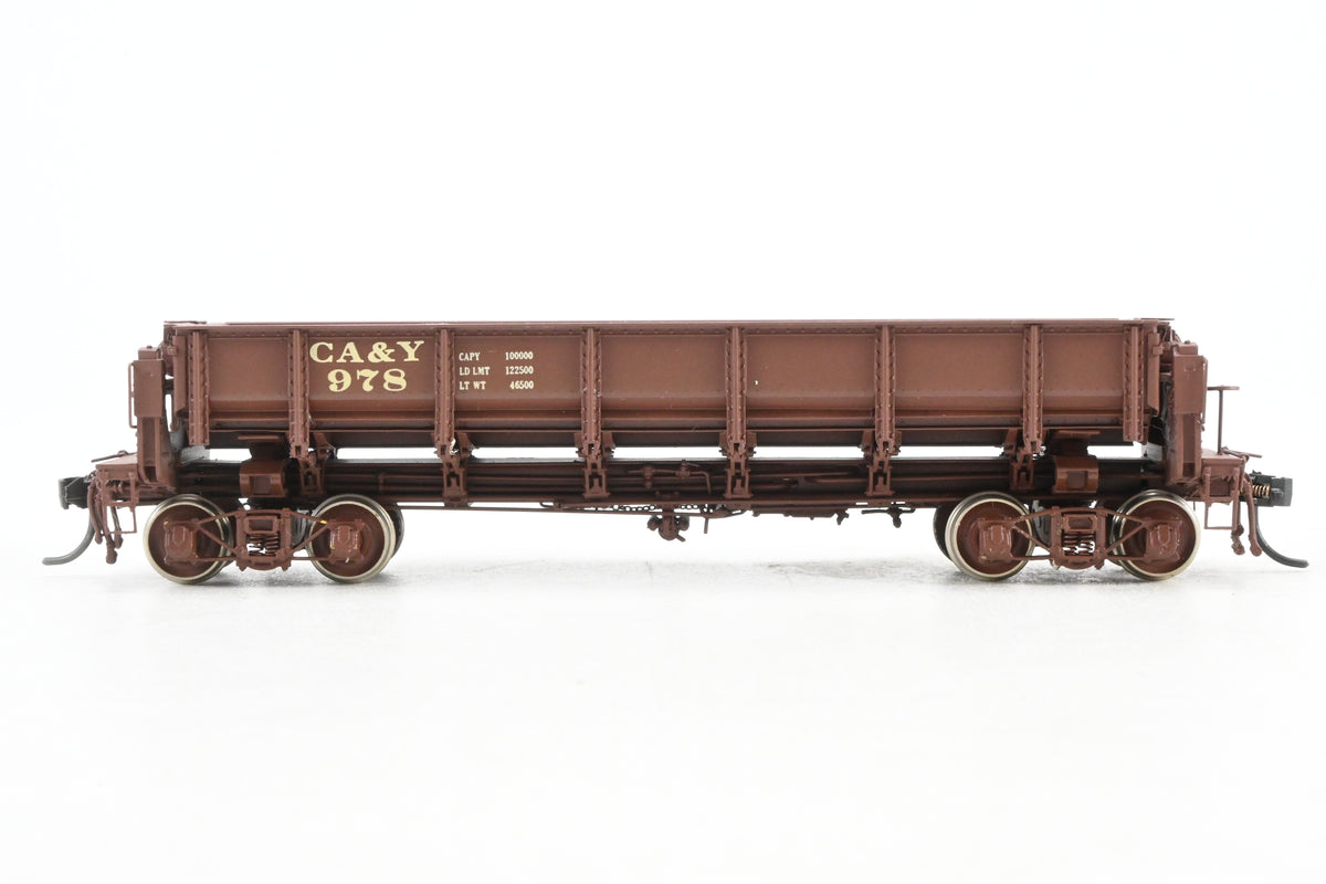 HO Brass W&R Enterprises Various Roads Clark Car Co. 30 Cu. Yd. Side D ...