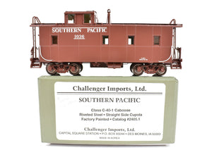 HO Brass CIL - Challenger Imports SP - Southern Pacific Riveted Steel Caboose Straight Side Cupola Class C-40-1  FP No. 1036