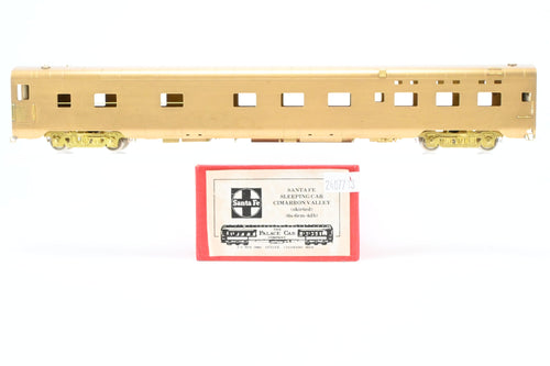 HO Brass The Palace Car Company ATSF - Santa Fe 6-6-4 Sleeping Car Cimarron Valley Skirted