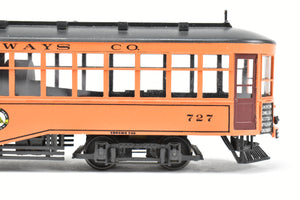 HO Brass MTS Imports West Penn Railways 700 Series Interurban As Built FP #727