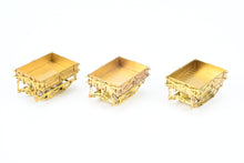 Load image into Gallery viewer, HOn3 Brass PSC - Precision Scale Co. West Side lumber Co. PC&amp;F Side Dump Ballast Car Set of 3
