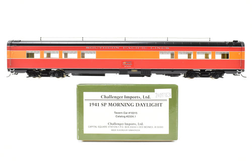 HO Brass CIL - Challenger Imports CON SP - Southern Pacific 1941 Morning Daylight #10315 Tavern Car FP