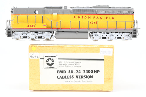 HO Brass Oriental Limited UP - Union Pacific EMD SD24B 2400 HP Cabless Version Custom Painted No.404B