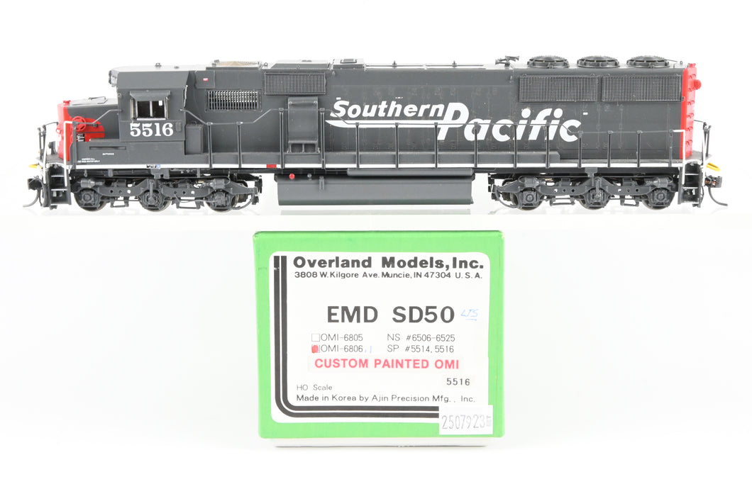 HO Brass CON OMI - Overland Models, Inc. SP - Southern Pacific EMD SD50 FP No. 5516
