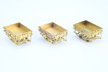 Load image into Gallery viewer, HOn3 Brass PSC - Precision Scale Co. West Side lumber Co. PC&amp;F Side Dump Ballast Car Set of 3
