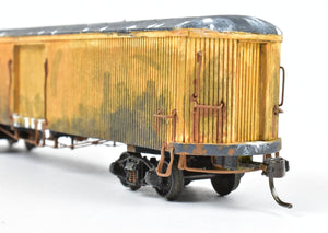 HO La Belle Woodworking CERA - Traction Box trailer Freight/Baggage Trailer Built and Painted #215 Yellow
