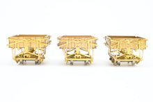 Load image into Gallery viewer, HOn3 Brass PSC - Precision Scale Co. West Side lumber Co. PC&amp;F Side Dump Ballast Car Set of 3
