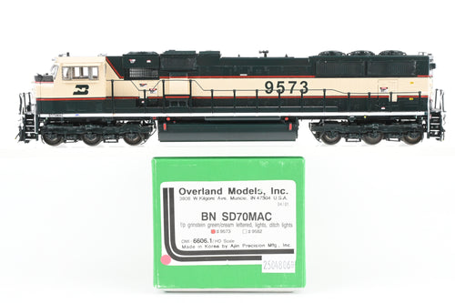 HO Brass CON OMI - Overland Models, Inc. BN - Burlington Northern SD70MAC FP No.9573