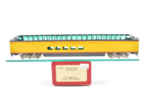 HO Brass Soho MILW - Milwaukee Road #50 Super Dome