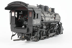 HO Brass PSC - Precision Scale Co. DM&IR - Duluth Missabe & Iron Range 2-8-0 Intermediate Version Factory Painted & Lightly Weathered W/Grey Boiler #1202