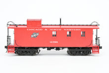 Load image into Gallery viewer, O Brass DVP - Division Point C&amp;NW - Chicago &amp; North Western Cupola Caboose w/o Windows Factory Painted No. 12388 ONE END DOOR LOOSE
