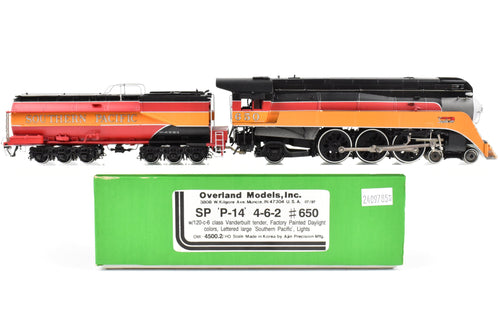 HO Brass CON OMI - Overland Models, Inc. SP - Southern Pacific Lines Class P-14 4-6-2 FP #650