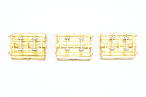 HOn3 Brass PSC - Precision Scale Co. West Side lumber Co. PC&F Side Dump Ballast Car Set of 3
