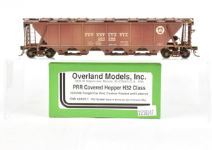 HO Brass OMI - Overland Models, Inc. PRR - Pennsylvania Railroad Covered Hopper H32 Class painted