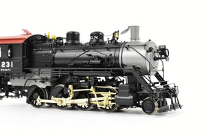 HO Brass CON W&R Enterprises GN - Great Northern F-8 2-8-0 FP Black No. 1231 Version 1