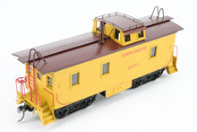 Load image into Gallery viewer, O Brass Sunset Models Third Rail UP - Union Pacific CA-1 Wood Caboose FP in Yellow/Brown No. 25773
