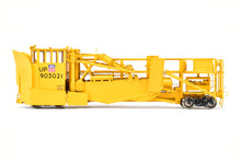 Load image into Gallery viewer, HO Brass OMI - Overland Models Inc. UP - Union Pacific Jordan Spreader Front Cab High Blade 2004 Run FP Yellow No. 903021
