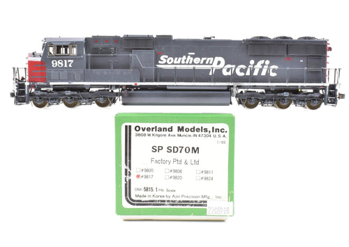 HO Brass OMI - Overland Models Inc. SP  - Southern Pacific EMD SD-70M Factory Painted and lighted