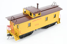 Load image into Gallery viewer, O Brass Sunset Models Third Rail UP - Union Pacific CA-1 Wood Caboose FP in Yellow/Brown No. 25773
