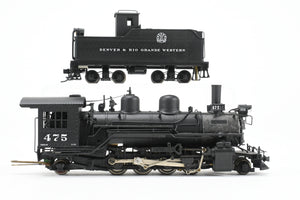 HOn3 Brass Westside Model Co. D&RGW - Denver & Rio Grande Western K-28 2-8-2 Early Run  CP #475