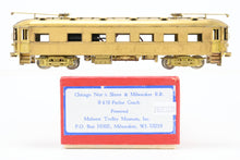 Load image into Gallery viewer, HO Brass CON MTM - Midwest Trolley Museum CNS&amp;M - North Shore Line No. 410 Parlor Coach Powered
